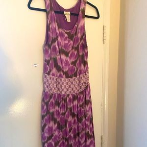 Matilda Jane purple and brown tie dye knit dress